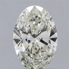 0.60ct Oval Natural Diamond (Colour J, Clarity SI2, GIA Certified)