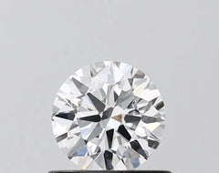 0.60ct Round Lab Grown Diamond (Colour D, Clarity VS1, Cut EX, IGI Certified)