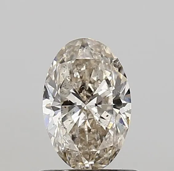 0.70ct Oval Natural Diamond (Colour J, Clarity SI2, Cut VG, IGI Certified)