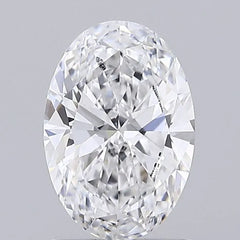 1.00ct Oval Lab Grown Diamond (Colour D, Clarity SI1, IGI Certified)