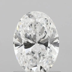 1.02ct Oval Lab Grown Diamond (Colour D, Clarity VVS2, IGI Certified)