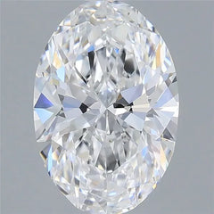 1.02ct Oval Lab Grown Diamond (Colour D, Clarity VVS2, IGI Certified)