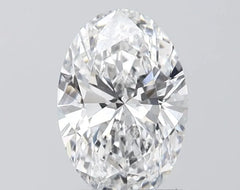 1.02ct Oval Lab Grown Diamond (Colour D, Clarity VVS2, IGI Certified)