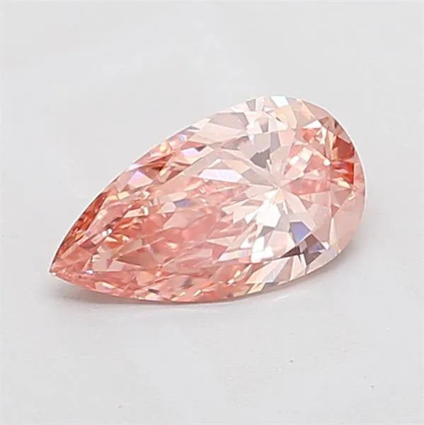 1.12ct Pear Lab Grown Diamond (Colour Fancy Intense Pink, Clarity VVS2, IGI Certified)