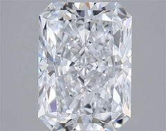 1.52ct Radiant Lab Grown Diamond (Colour D, Clarity VVS2, IGI Certified)
