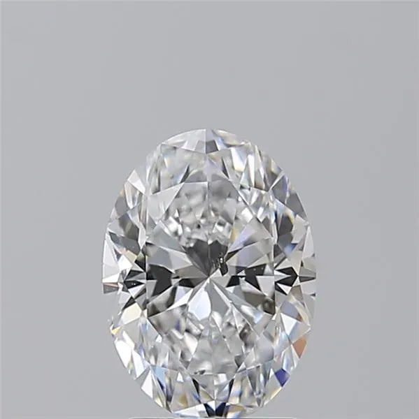 2.01ct Oval Natural Diamond (Colour D, Clarity SI2, GIA Certified)