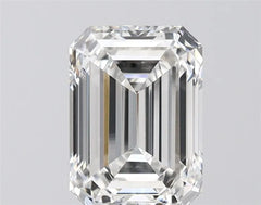 2.04ct Emerald Lab Grown Diamond (Colour E, Clarity VVS2, IGI Certified)