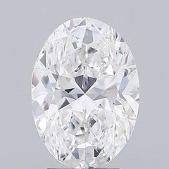 2.16ct Oval Lab Grown Diamond (Colour E, Clarity SI1, IGI Certified)
