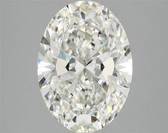 2.52ct Oval Lab Grown Diamond (Colour G, Clarity VVS2, IGI Certified)