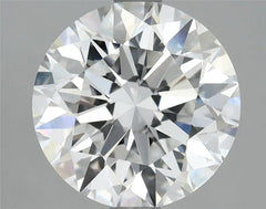 2.66ct Round Lab Grown Diamond (Colour D, Clarity VVS2, Cut EX, IGI Certified)