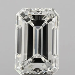 3.01ct Emerald Lab Grown Diamond (Colour G, Clarity VVS2, IGI Certified)