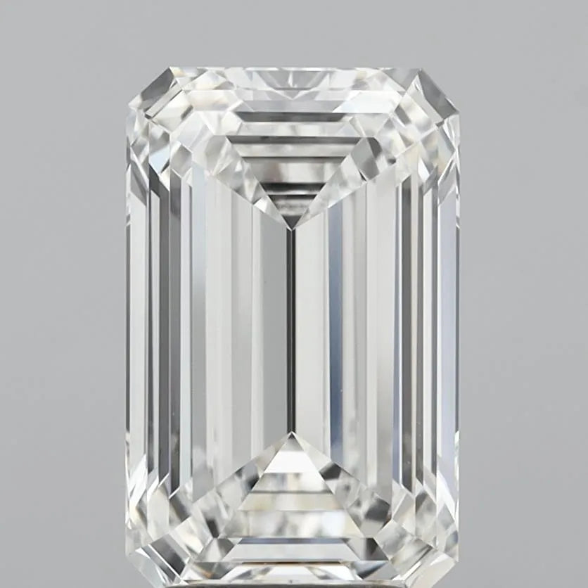 3.02ct Emerald Lab Grown Diamond (Colour F, Clarity VVS2, IGI Certified)