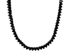 Evert 7.5 CTW Black Diamond Tennis Necklace (Collar Tennis con Diamante Negro)