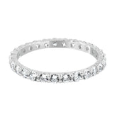 Amélie Eternity 0.90CTW (Churumbela Pavé Eternity Uñas Compartidas)