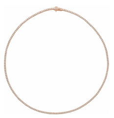 Evert Tennis Necklace 6CTW (Natural)