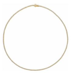 Evert Tennis Necklace 6CTW (Natural)