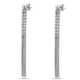 Cascade Diamond Earrings (Aretes Cascada con Diamante)