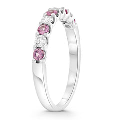 Clio Pink Sapphire & Diamond Ring