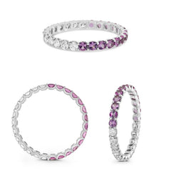 Clio Pink Sapphire & Diamond Ring