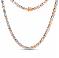 Evert Tennis Necklace 14 CTW (Natural)