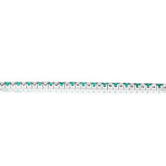 Evert Emerald & Diamond Tennis Bracelet 2 CTW