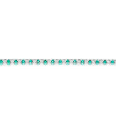 Evert Emerald & Diamond Tennis Bracelet 2 CTW