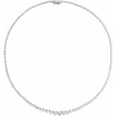 Evert Riviera Tennis Necklace 9.5CTW (LabGrown)