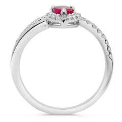Goutte Ruby & Diamond Ring