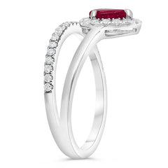 Goutte Ruby & Diamond Ring