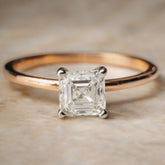 Armide Petite Solitario Asscher 1.00 CT