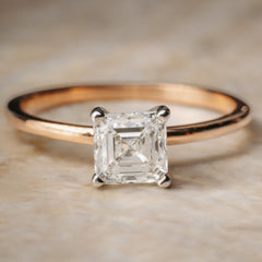 Armide Petite Solitario Asscher 1.00 CT