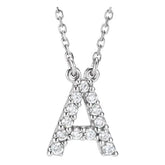 Initial Necklace (Anillos con Inicial en Diamantes)
