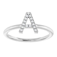 Initial Ring (Anillos con Inicial en Diamantes)
