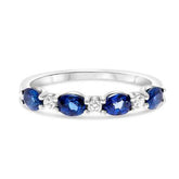 Clio Oval Sapphire & Diamond Ring