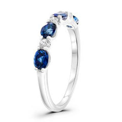 Clio Oval Sapphire & Diamond Ring