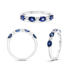Clio Oval Sapphire & Diamond Ring