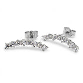 French Set LabGrown Diamond Earrings 0.50 CTW (Aretes French Set Diamante LabGrown 0.50 CTW)