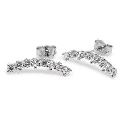 French Set LabGrown Diamond Earrings 0.50 CTW (Aretes French Set Diamante LabGrown 0.50 CTW)