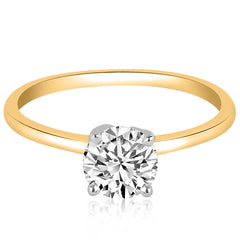 Armide Petite Solitario Redondo 0.80 CT NAT