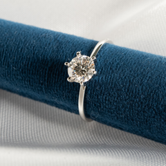 Beaufort Solitario Redondo 0.80 CT