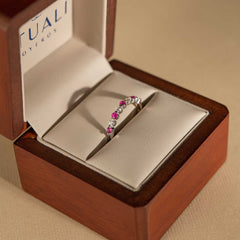 Cassandre Rubí & Diamante (Churumbela Pavé Uña Compartida)