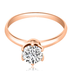 Dahlia (Montura Solitario Floral)