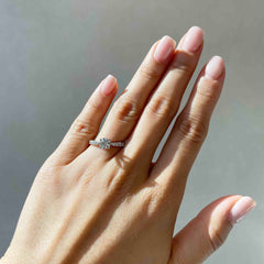 Eiffel (Montura Pavé Moño 0.15 CTW)