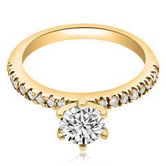 Étoilée Seis Uñas (Montura Pavé Seis Uñas)