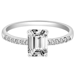 Étoilée Petite Pavé Esmeralda 0.54 CT