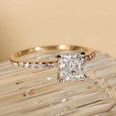 Étoilée Pavé Cojín 1 CT