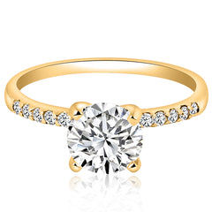 Étoilée Petite Solitario Redondo 1.00 CT