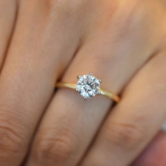 Beaufort Solitario Redondo 0.90 CT