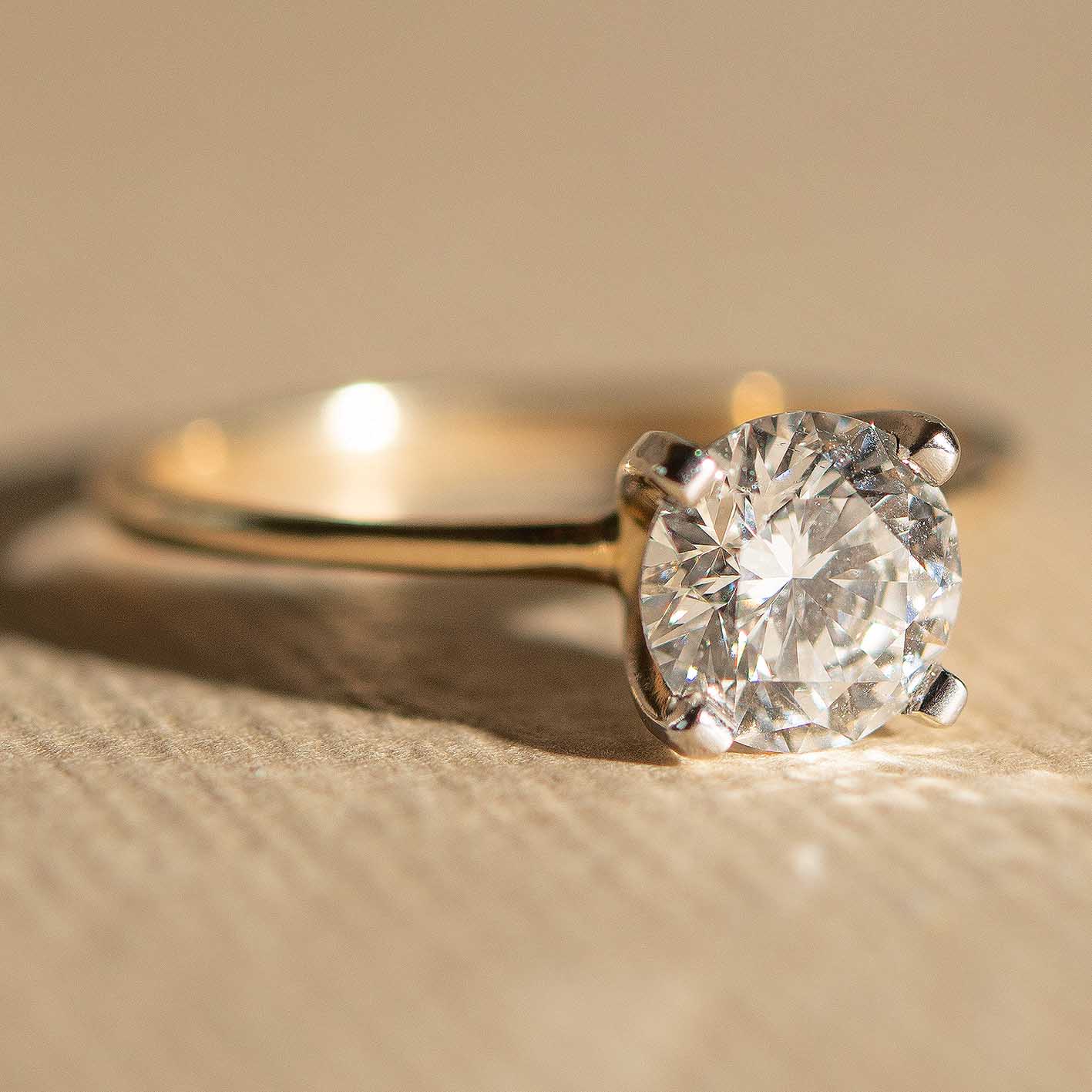 Classic Yellow Gold Solitaire