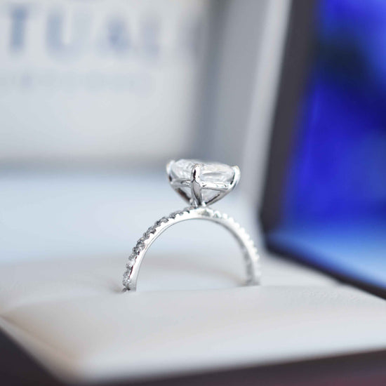 Cushion Pavé Ring
